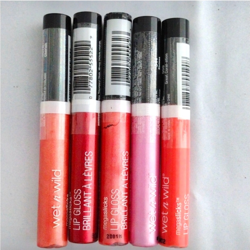 Wet & Wild Lip Gloss Bundle.NWT